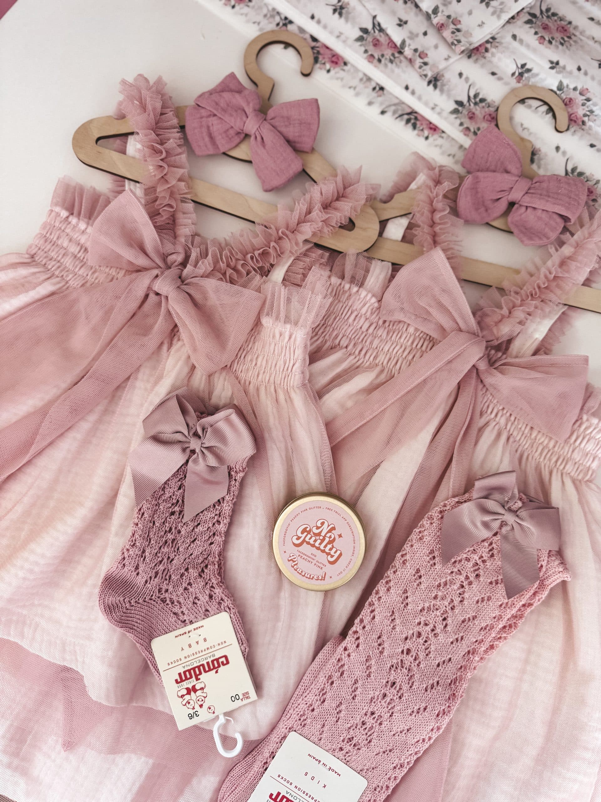 Princess Dusty pink bow